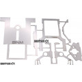 BNM Small Tire Inline Slip Joint Stainless Steel Nobar Drag Chassis Kit