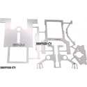 BNM Small Tire Inline Slip Joint Stainless Steel Nobar Drag Chassis Kit
