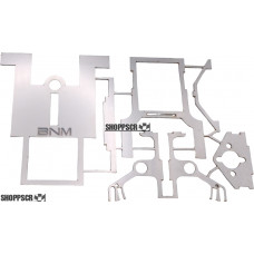 BNM Small Tire Inline Slip Joint Stainless Steel Nobar Drag Chassis Kit