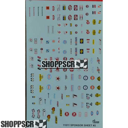 GOFER RACING DECALS SPONSOR SHEET #2 11011 