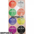 JK Lane Rotation Stickers, 8 Colors, 8 Sheets
