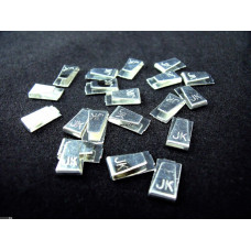 JK Silver plated copper lead wire clips (1 pair)