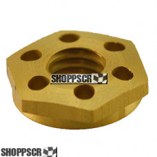 Koford gold anodized drilled aluminum guide nut