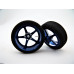 Pro Track Pro Star in Blue 3/4" Foam Drag Front Wheels for 1/16" axle