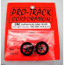 Pro Track Pro Star in Black 3/4" Foam Drag Front Wheels for 1/16" axle