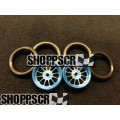 Pro Track Turbine in Blue 3/4" O-Ring Drag Front Wheels for 1/16" axle
