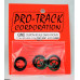 Pro Track Pro Star in Green 3/4" O-Ring Drag Front Wheels for 1/16" axle