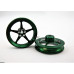 Pro Track Pro Star in Green 3/4" O-Ring Drag Front Wheels for 1/16" axle