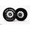 Pro Track Turbine 1-1/16 x .300 Black Drag Rear Wheels for 3/32 axle