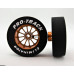 Pro Track Turbine 1-1/16 x .300 Gold Drag Rear Wheels for 3/32 axle