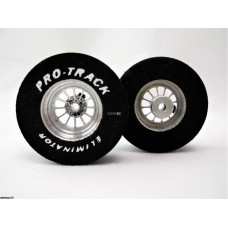 Pro Track Turbine 3D 1-1/16 x .500 Plain Drag Rear Wheels for 3/32 axle