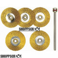 Proxxon Brass Wheel Brushes