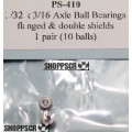 Pro Slot 3/32" axle ball bearings  (pair)