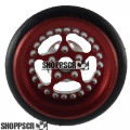 Pro Track Star in Red 3/8" O-Ring Drag Wheelie Wheels / H.O. Fronts