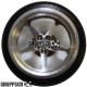 Pro Track Pro Star in Plain 3/8" O-Ring Drag Wheelie Wheels / H.O. Fronts