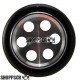 Pro Track TQ Custom Series Drag Front Wheels, 3/4" O-Ring