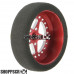 Pro Track Star in Red 3/4" Foam Drag Front Wheels for 1/16" axle