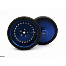 Pro Track Classic in Blue 3/4" Foam Drag Front Wheels for 1/16" axle