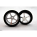 Pro Track Pro Star in Plain 3/4" Foam Drag Front Wheels for 1/16" axle