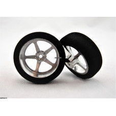 Pro Track Pro Star in Plain 3/4" Foam Drag Front Wheels for 1/16" axle