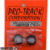 Pro Track Magnum in Blue 3/4" Foam Drag Front Wheels for 1/16" axle