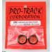 Pro Track Magnum in Gold 3/4" Foam Drag Front Wheels for 1/16" axle