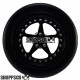 Pro Track Star in Black 3/4" O-Ring Drag Front Wheels for 1/16" axle