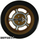 Pro Track Daytona in Gold 3/4" O-Ring Drag Front Wheels for 1/16" axle