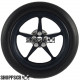 Pro Track Pro Star in Black 3/4" O-Ring Drag Front Wheels for 1/16" axle