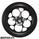 Pro Track Magnum in Black 3/4" O-Ring Drag Front Wheels for 1/16" axle
