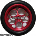 Pro Track Magnum in Red 3/4" O-Ring Drag Front Wheels for 1/16" axle