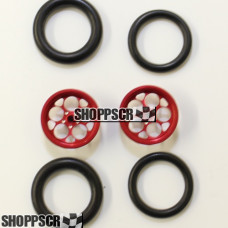 Pro Track Magnum in Red 3/4" O-Ring Drag Front Wheels for 1/16" axle