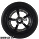 Pro Track Evolution in Black 3/4" O-Ring Drag Front Wheels for 1/16" axle