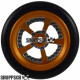 Pro Track Evolution in Gold 3/4" O-Ring Drag Front Wheels for 1/16" axle