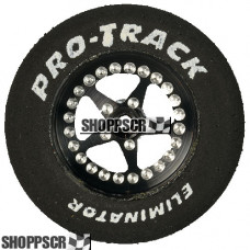 Pro Track Star in Black 1-1/16" Foam Drag Front Wheels for 1/16" axle