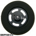 Pro Track Daytona in Black 1-1/16" Foam Drag Front Wheels for 1/16" axle