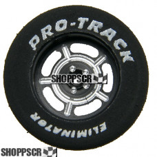 Pro Track Daytona in Black 1-1/16" Foam Drag Front Wheels for 1/16" axle