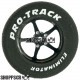 Pro Track Pro Star in Black 1-1/16" Foam Drag Front Wheels for 1/16" axle