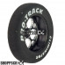 Pro Track Magnum in Black 1-1/16" Foam Drag Front Wheels for 1/16" axle