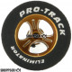Pro Track Streter 1-1/16 x .435 Gold Drag Rear Wheels for 3/32 axle