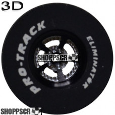 Pro Track Evolution 3D 1-3/16 x .435 Black Drag Rear Wheels for 3/32 axle