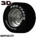 Pro Track Magnum 3D 1-1/16 x .500 Plain Drag Rear Wheels for 3/32 axle