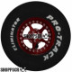 Pro Track Star 1-3/16 x .500 Red Drag Rear Wheels for 3/32 axle