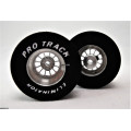 Pro Track Turbine 3D 1-3/16 x .500 Plain Drag Rear Wheels for 3/32 axle