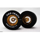 Pro Track Turbine 3D 1-3/16 x .500 Gold Drag Rear Wheels for 3/32 axle