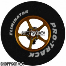 Pro Track Pro Star 1-1/16 x .500 Gold Drag Rear Wheels for 3/32 axle