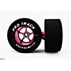 Pro Track Pro Star 1-3/16 x .500 Neon Pink Drag Rear Wheels for 3/32 axle