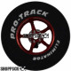 Pro Track Pro Star 1-1/16 x .500 Red Drag Rear Wheels for 3/32 axle