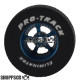 Pro Track Evolution 1-3/16 x .500 Blue Drag Rear Wheels for 3/32 axle