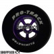 Pro Track Evolution 1-1/16 x .435 Purple Drag Rear Wheels for 3/32 axle